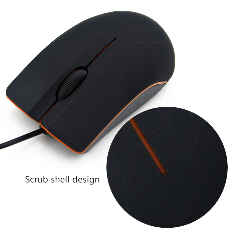 Souris optique filaire USB pour ordinateur portable, bureau, maison, entreprise_voghion.com