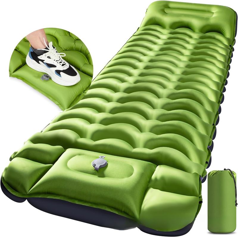 2024 Portable Outdoor Moisture-Proof Camping Sleeping Mat Mobile Inflatable Bed_voghion.com