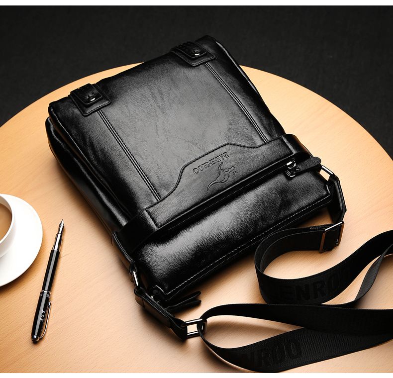 Herren Taschen Set Umhängetasche Herren Freizeit Messenger Bag Trend Business Weiches Leder Student Herren Tragetasche Messenger Bag_voghion.com