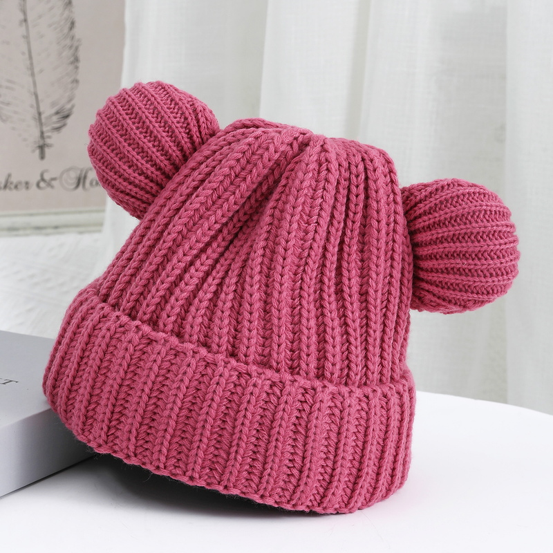 Niedlicher Teddybär-Pullover der koreanischen Version mit verdicktem, wärmendem Ohrenschutz, kältebeständig gestrickt für den Herbst und_voghion.com