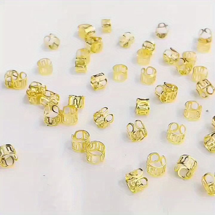 40 pezzi di accessori fai da te per dreadlock per parrucche, i più venduti in Europa e in America, fermagli per capelli con treccia geometrica colorata._voghion.com