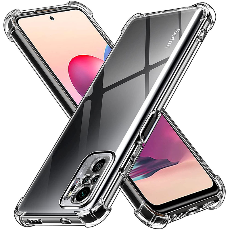3D Airbag Shockproof Silicone Phone Case For Xiaomi Redmi Note 11 10 Pro Max Clear Ultra Thin Soft Case Cover Funda Coqu_voghion.com