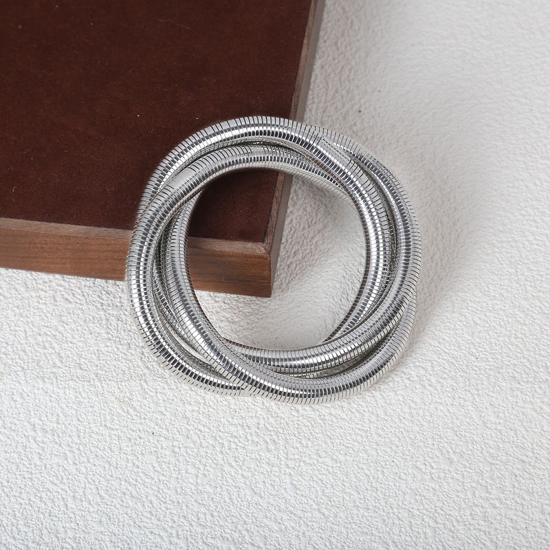 Übertriebenes mehrschichtiges elastisches einzigartiges Designgefühl unregelmäßiges Temperament Wickelarmband für Frauen_voghion.com