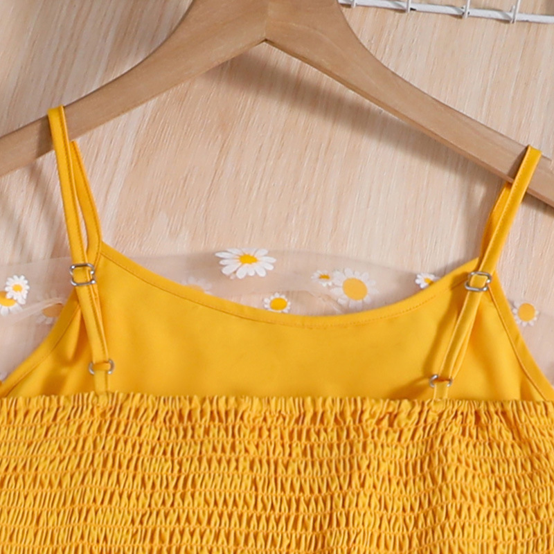 Summer New Children's Wear Sling Top Fashion Printed Pants Girl's Set_voghion.com