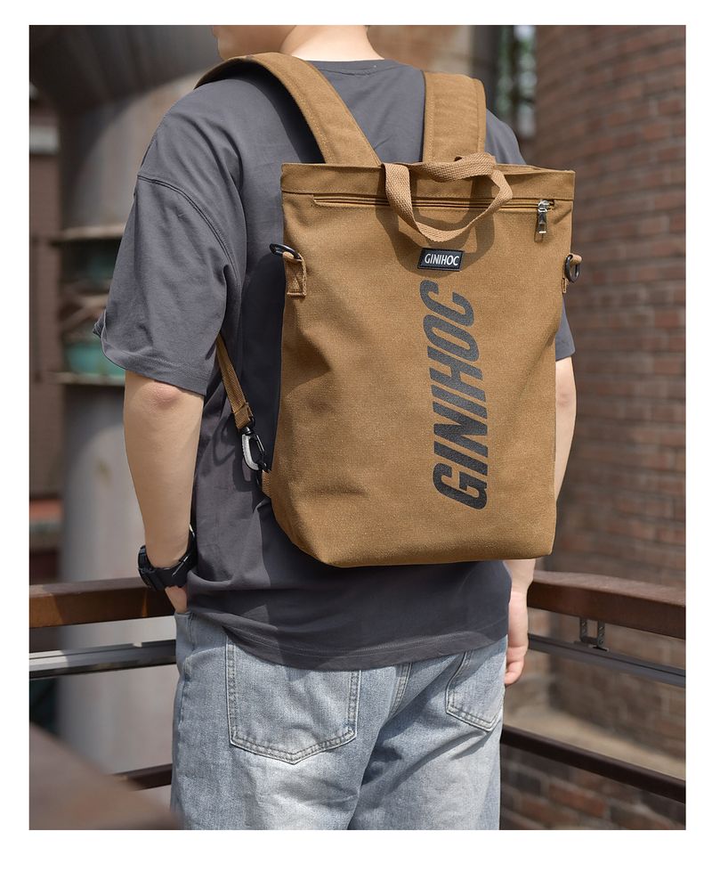 Men's Bags Men's Backpack Commuter Bag Large Capacity Multi Function Multi Function Bag Outdoor Shoulder Messenger Painting Bag_voghion.com