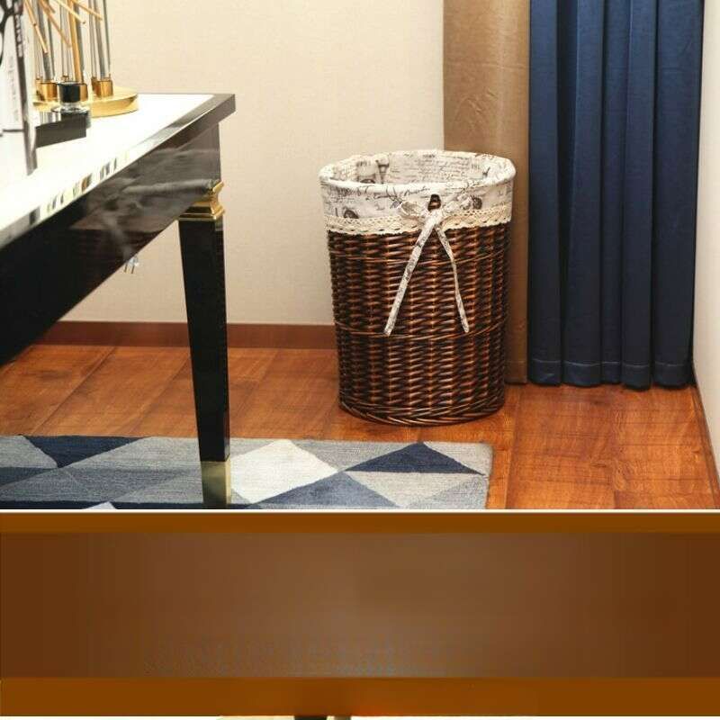 【 1011 θετικές κριτικές 】 Καλάθι οικιακής χρήσης βρώμικα βρώμικα ρούχα, μεγάλη ψάθινη κατσαρόλα Καλάθι αποθήκευσης ρούχων εστιατορίου_voghion.com