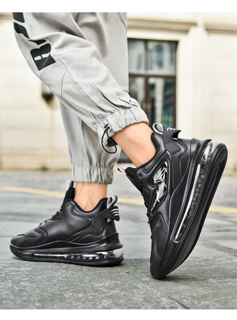 Neue Herrenschuhe für den Herbst, Sportschuhe aus Ultrafaserleder, luftgepolsterte Laufschuhe_voghion.com