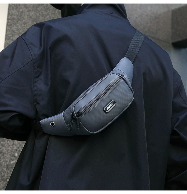 Nuova borsa da cintura per esercizi Borsa a tracolla da uomo casual alla moda per donna Borsa a tracolla da uomo di grande capacità resistente all'acqua e all'usura_voghion.com