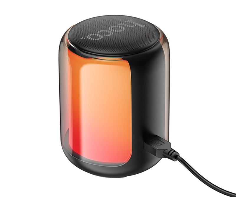 HOCO Høyttalere PC Lydboks HIFI Stereo Mikrofon USB Kablet 3,5 mm lydkontakt med RGB-fargelys for stasjonær datamaskin_voghion.com
