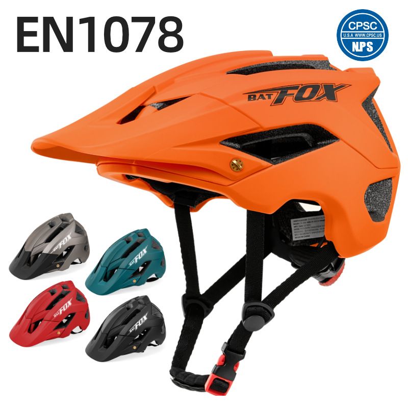 Casco de seguridad para ciclismo de montaña y patineta todoterreno BATFOX_voghion.com