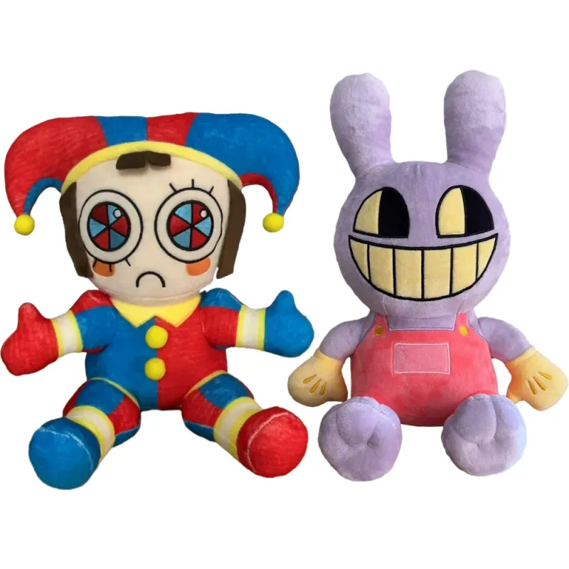 Der erstaunliche digitale Zirkus-Plüsch Pomni Jax Gefüllter Plüsch Anime Plüschtier Theater Kaninchen Cartoon Spielzeug Kawaii Puppe Weihnachtsgeschenke_voghion.com