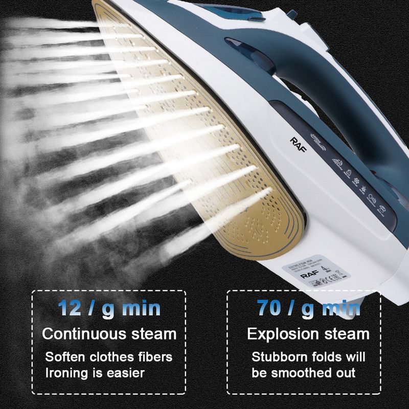 2-in-1-Dampfbügeleisen - Abnehmbares Hochleistungs-Bügeleisen für den Haushalt, kompakt, EU-Standard_voghion.com