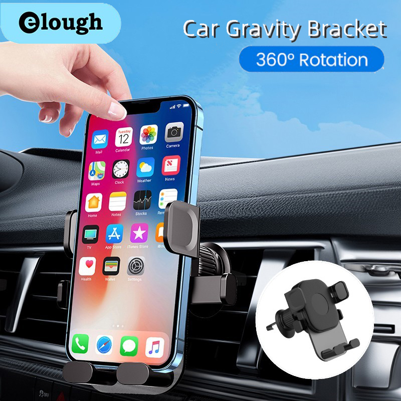 supporto da auto Gravity per cellulari, porta cellulare ventilato a clip, porta smartphone, supporto GPS, iPhon, smart,_voghion.com