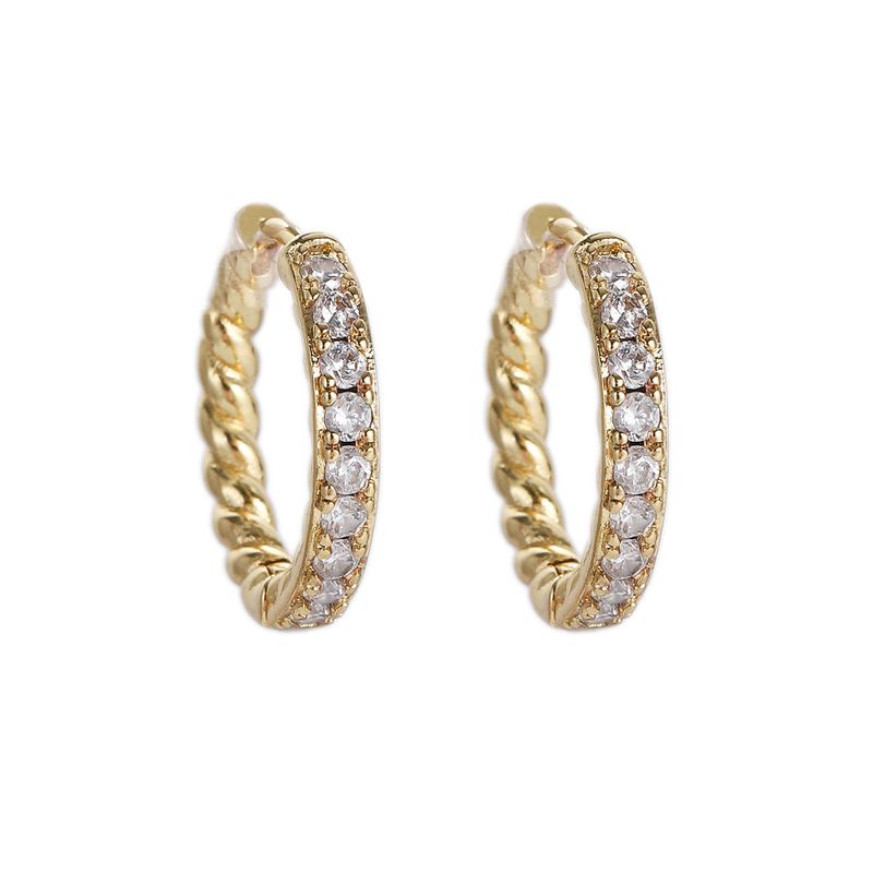 Gioielli e accessori semplici orecchini con micro zirconi intarsiati gioielli da donna di alta qualità da indossare ogni giorno regalo selezionato per la fidanzata_voghion.com