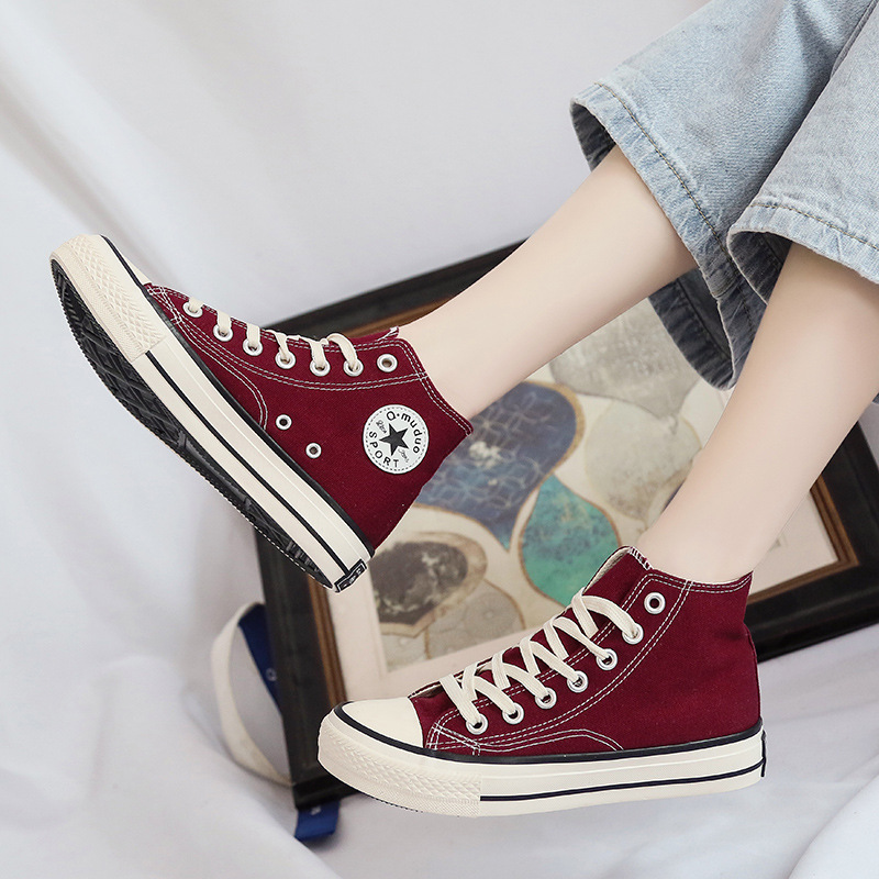 Canvas Schuhe modische und vielseitige Frauen Low Top Paar 2024 neue koreanische Version klassische Männer_voghion.com