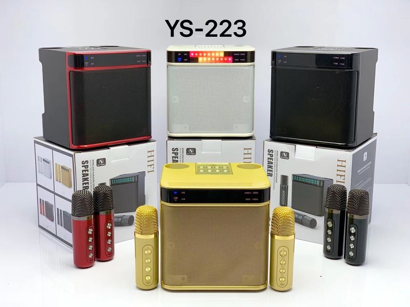 Φορητό ηχείο Bluetooth YS-223 με φλας και μεταβλητό ήχο και πολλαπλές συνδέσεις τηλεφώνου ¥¥ Διπλή ασύρματη σύνδεση_voghion.com