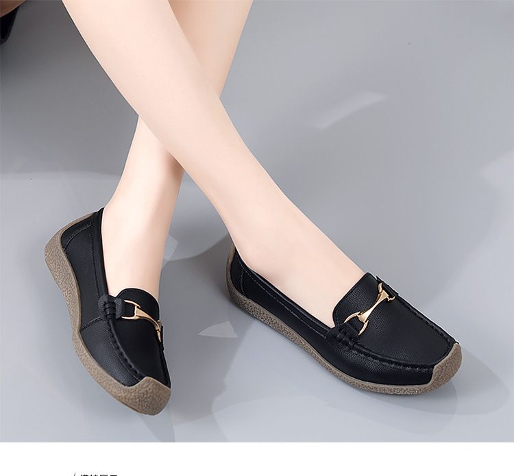New Bean Shoes Women's Non-slip Slip-on Casual Small White Shoes_voghion.com