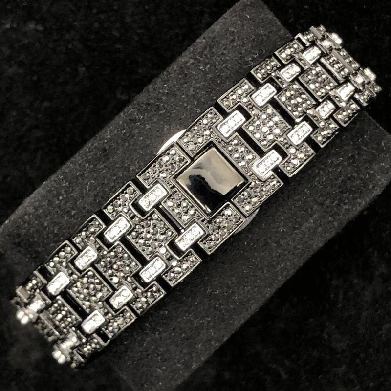 Dropshipping Diamond Watch For Men Gold Ice Out Automatic Watches Hiphop Bling Shiny Skeleton Mechanical Brand Clock_voghion.com