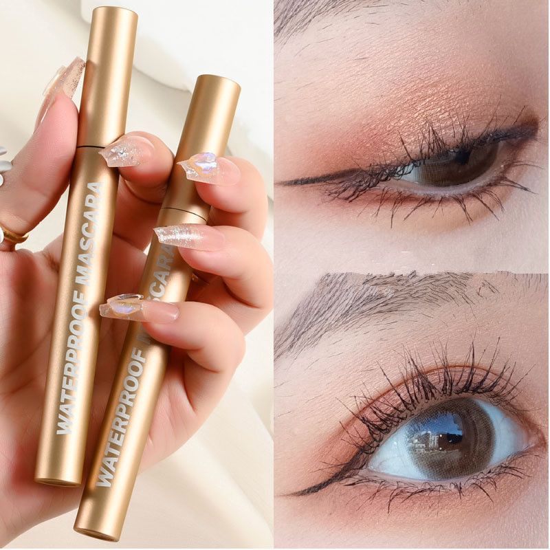 Mascara Waterproof Ultra-fine Long Lasting Extension Eyelashes Lengthening Curling Mascara Black Brown Eye_voghion.com