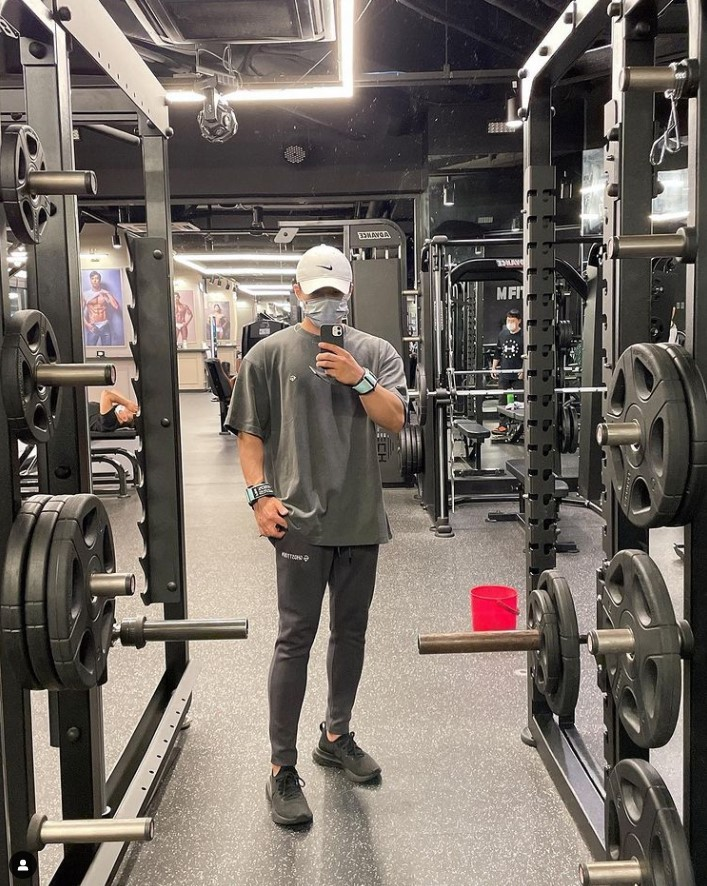 Muscle Spring/Summer New Men's Sports Running Fitness Training Cotton Loose Elastic Oversize Short Sleeve T-shirt_voghion.com