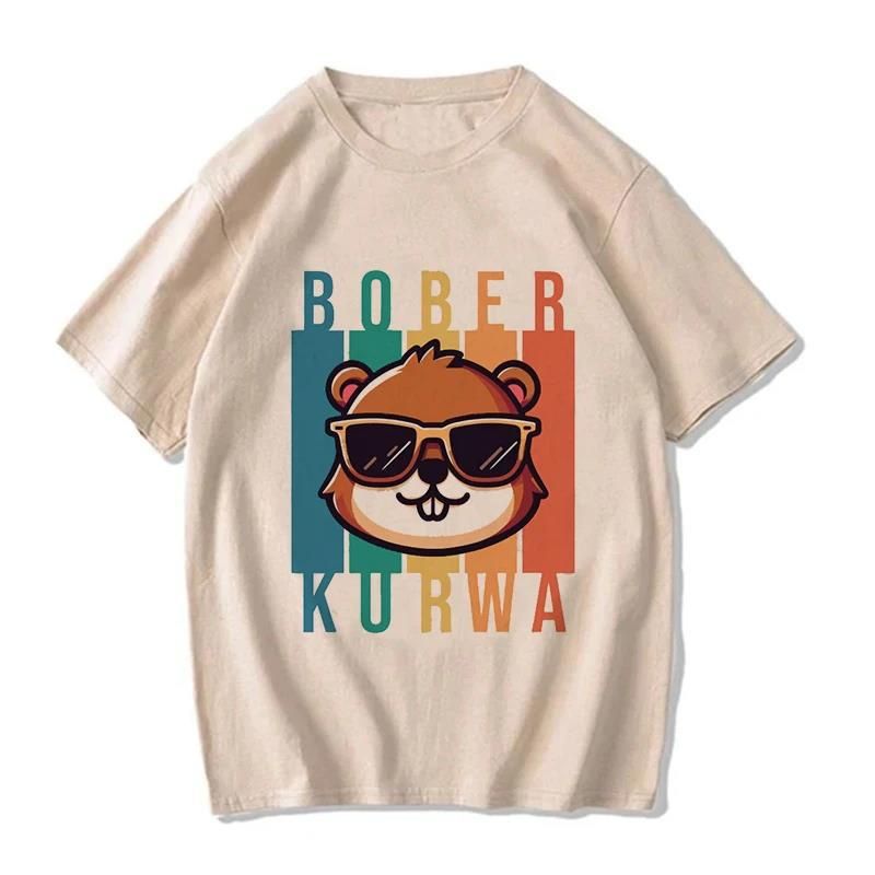 90s Cartoon Bobr Grunge Tshirt Funny Kurwa Bober Mange_voghion.com