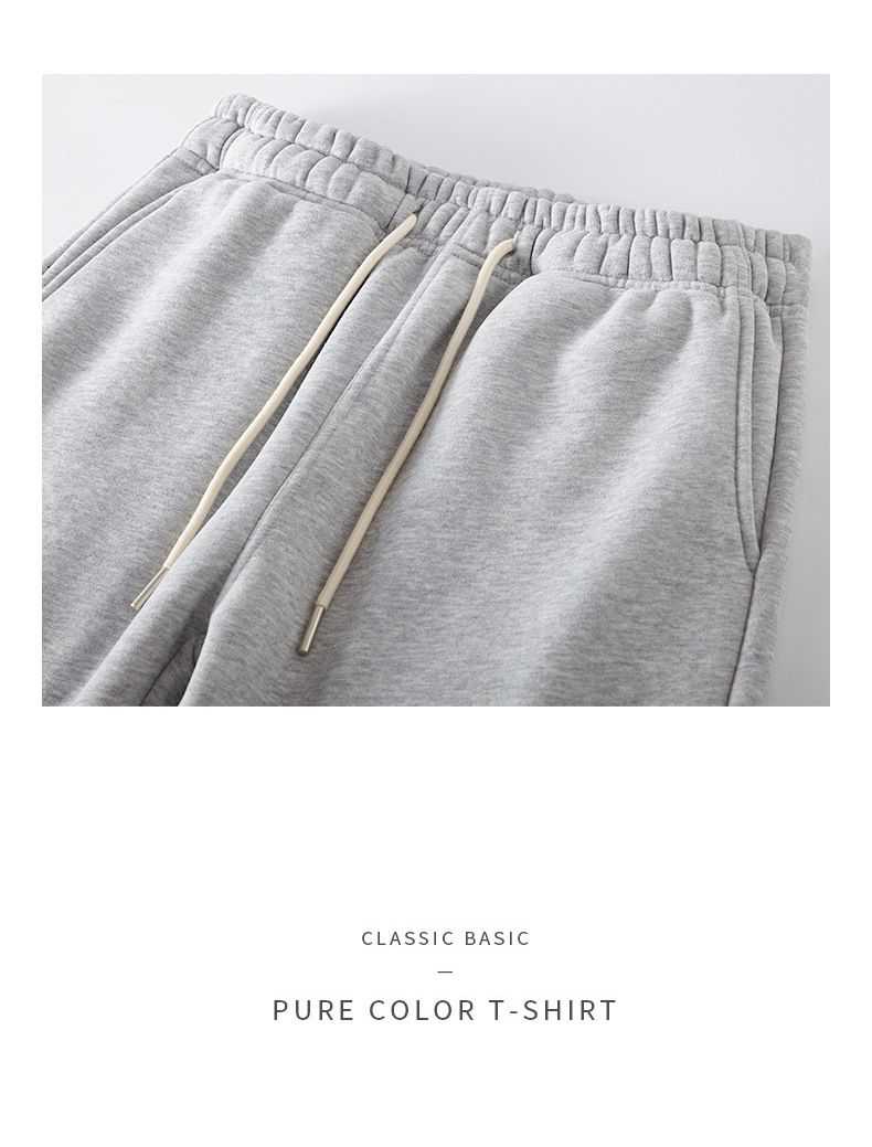 Pantaloni da tuta da uomo con gamba dritta, foderati in pile e spazzolati in ceramica - Jogger casual morbidi, caldi ed eleganti con coulisse (nero, blu navy, grigio, caramello)_voghion.com