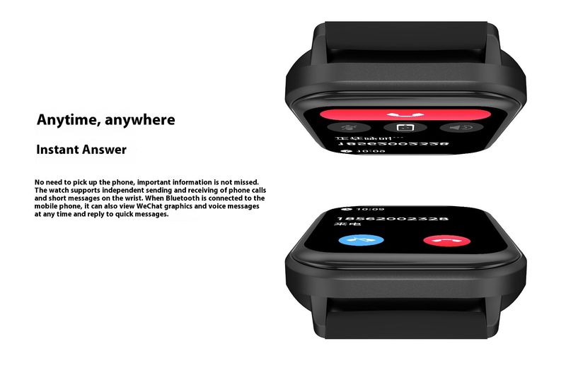Neue ZL99J Bluetooth-Anruf-Smartwatch mit Musik, Herzfrequenz, Blutdruck, Blutsauerstoff und Sport-Smartwatch_voghion.com