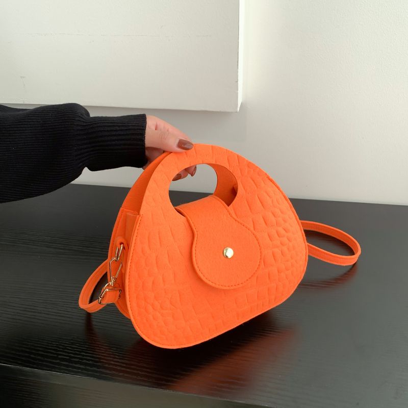 Solid Color Temperament Women's Bag Underarm Bag Casual Shoulder Bag Hand Carry Small Square Bag_voghion.com