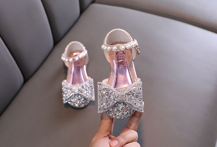 Mädchen Prinzessin Kleine Und Große Kinder Einzelnen Schuh Dance Show Schuh Bogen Mädchen_voghion.com