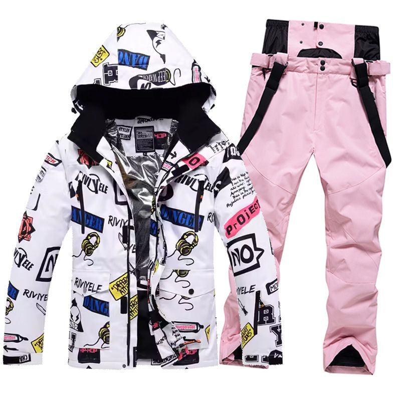 Ensemble de ski cross-country pour homme, coupe-vent, imperméable, chaud, respirant, simple ou double, avec pantalon_voghion.com