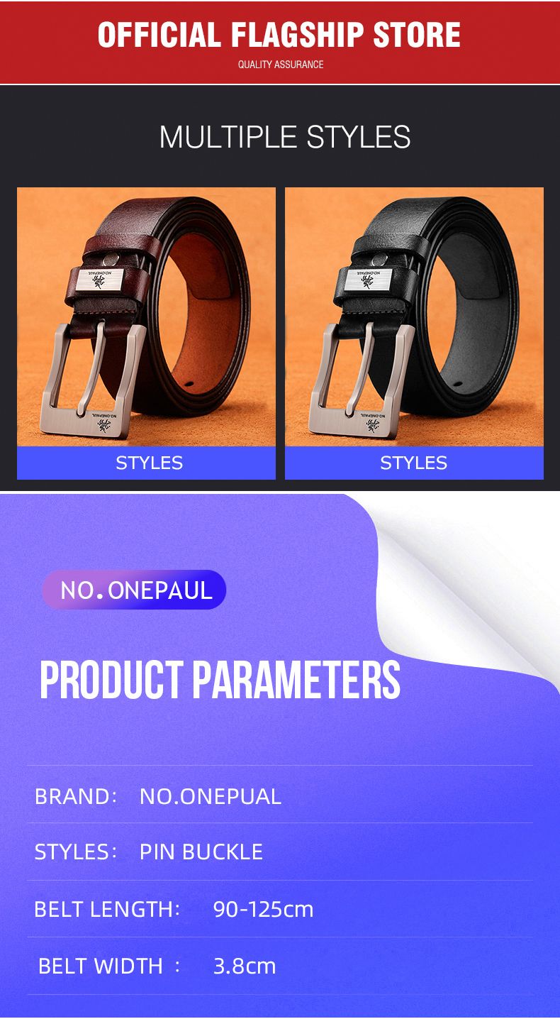 Neue Trend Männer Hochwertige Schnallen Jeans Leder Casual Gürtel Business Cowboy Gürtel Männer Modedesigner_voghion.com