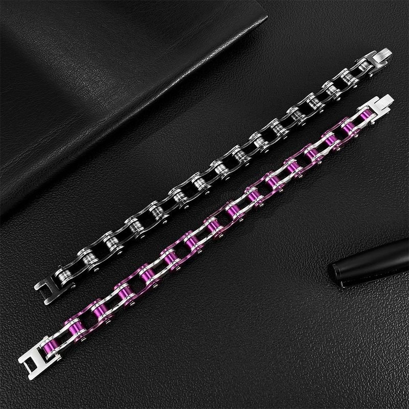 Men's Stainless Steel Personality Fashion All Match Hip Hop Titanium Steel Motorcycle Jewelry Wholesale_voghion.com