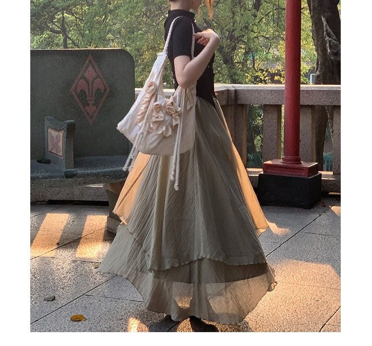 High end niche design, new temperament, Chinese style short sleeved T-shirt, women's 2024 summer slimming top trend_voghion.com