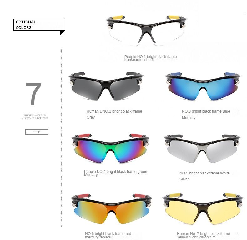 Lunettes de soleil d'extérieur pour hommes, lunettes de sport, lunettes de cyclisme, lunettes de soleil coupe-vent, lunettes de cyclisme pour femmes_voghion.com