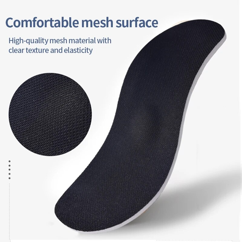 Premium Orthotic High Insoles Gel Pad 3D Arch Support Flat Feet For Women Men Orthopedic Foot Pain Damping Cushion_voghion.com