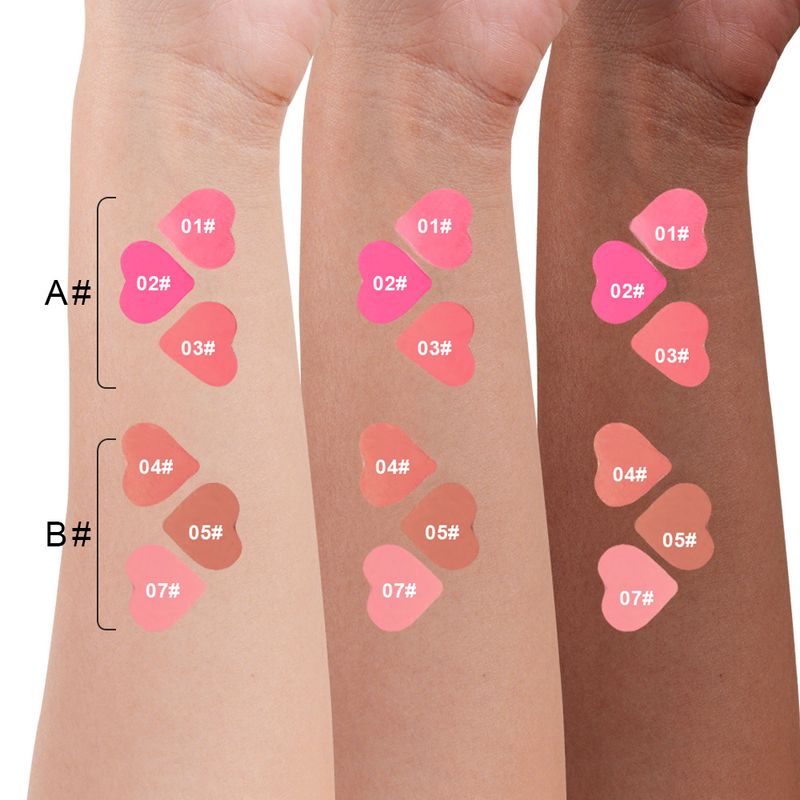 Liquid Blush Set - Waterproof And Sweatproof Blush, Matte Finish, For Brightening And Contouring, 3-Piece Lazy Person's Blush Set_voghion.com