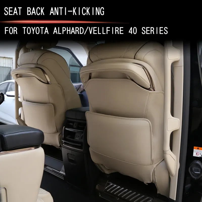 Per Toyota Alphard Vellfire Serie 40 2023 2024 2025, 2 pezzi, protezione antisporco per sedile anteriore auto_voghion.com