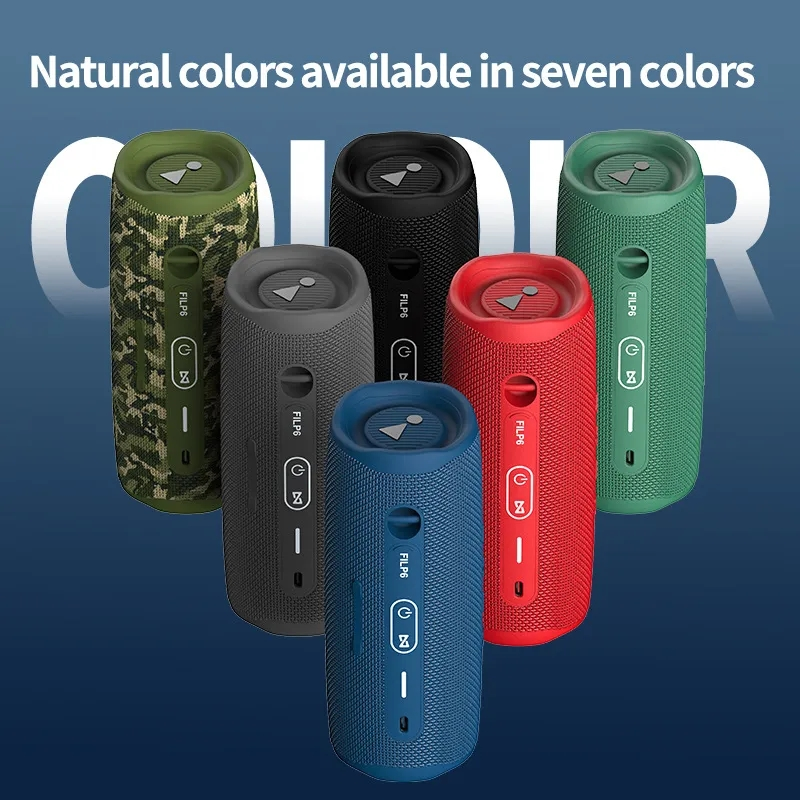 FLIP 6 Bluetooth-luidspreker Draagbare buiten draagbare subwoofer Draadloos thuisbioscoop Dubbele luidspreker TWS Flip6_voghion.com