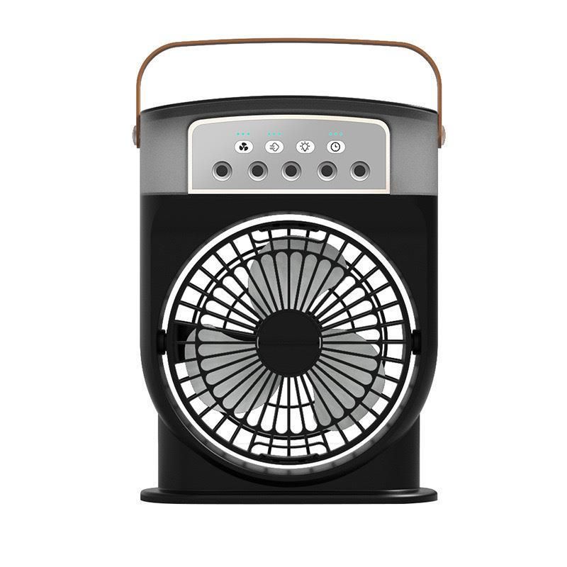 1 PC USB električni ventilator klimatske naprave prenosni hladilni ventilator LED nočna lučka vodna meglica zabava 3 v 1 vlažilec zraka za dom_voghion.com