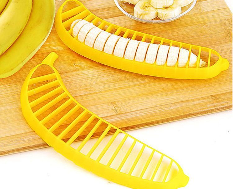Plastic Slicer For Kids Banana Cutter Separator Knife Fruit Salad Kitchen Supplies_voghion.com