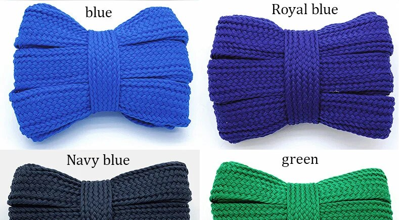 1 paar 20mm breed verdikte platte holle gekleurde hoge kwaliteit zachte veters board canvas schoenen voor sneakers sport schoenveters_voghion.com