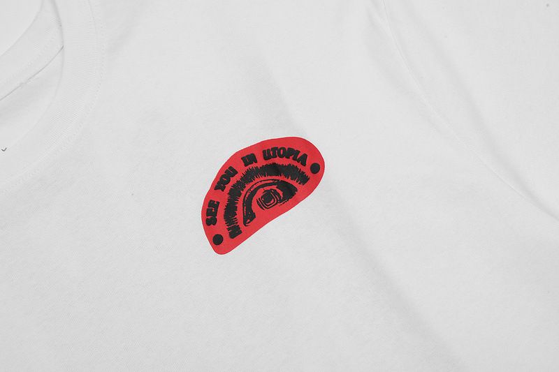 Amerikansk modemærke T ravis S cott Cactus Jack3D skumtrykt herre og kvinders løse kortærmede T-shirt bomuld_voghion.com