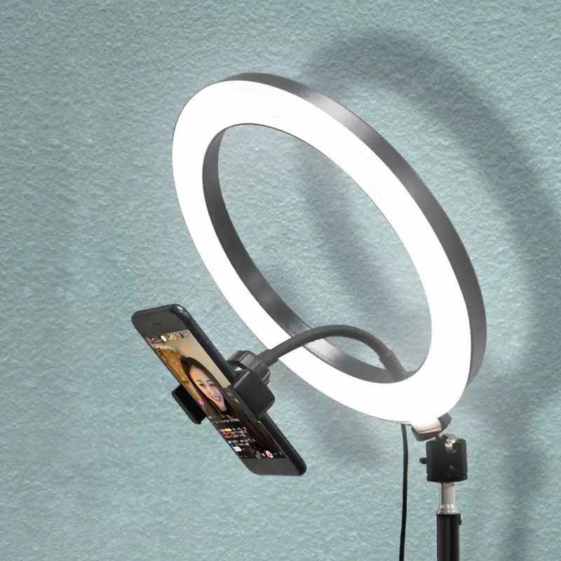 12 Inch Ring Light, Dimmable USB LED For Phone Photography, Live Streaming_voghion.com