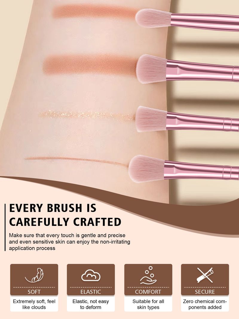 Set di 20 pennelli da trucco a base piatta + 1 trousse da viaggio con alfabeto + set da 19 pezzi con spugne di bellezza, piumini da cipria e ciotola per la pulizia dei pennelli_voghion.com