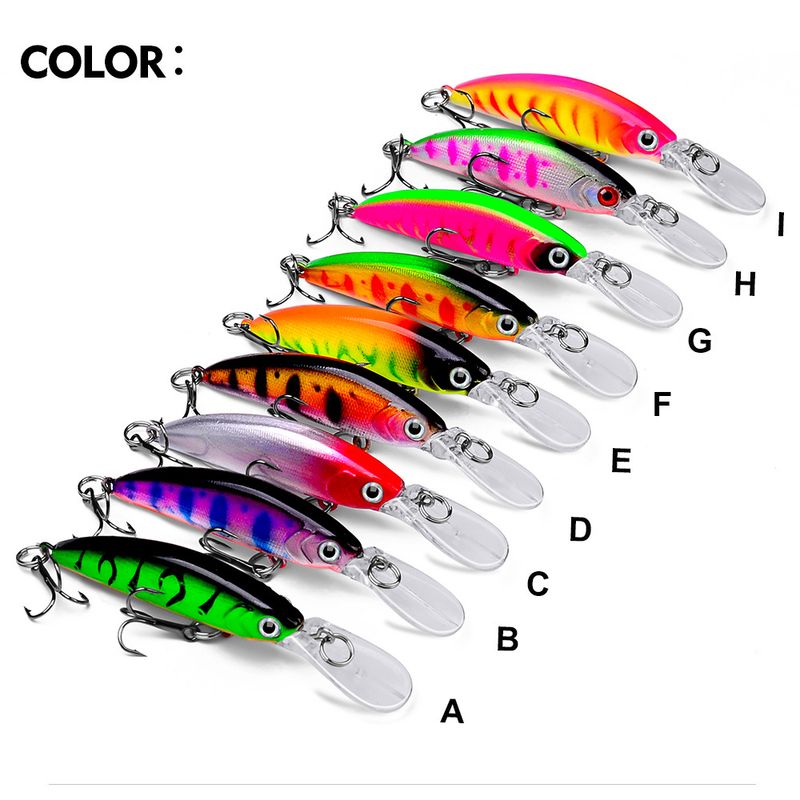 Long Casting Lure Hard Freshwater Bait Sinking Minnow 5.5g/7cm For Sunfish And Bass_voghion.com