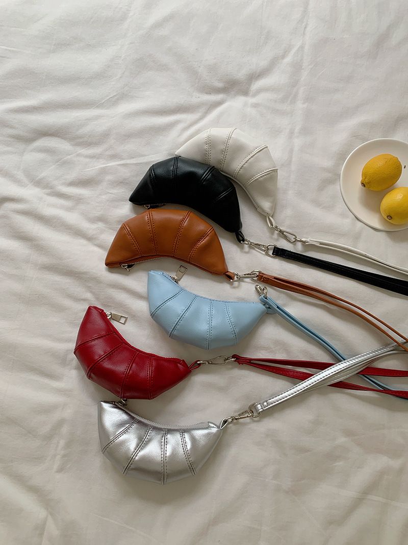 Portafoglio appeso al collo Zero con design carino a forma di corno di mucca e piccola mini borsa a tracolla concava per rossetto e auricolari_voghion.com