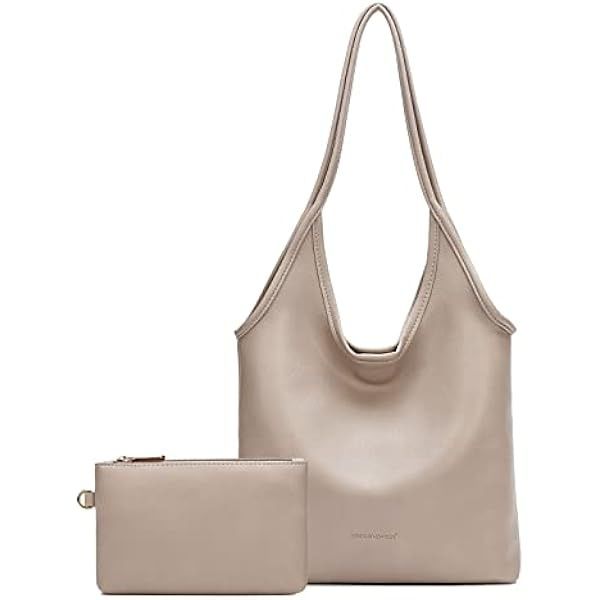 Borsa a tracolla da donna, grande capacità, borsa a mano, semplice, borsa combinata, autunno e inverno_voghion.com