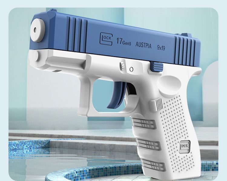 Pistola de agua eléctrica Glock para niños, juguete de pistola de agua de combate Glock_voghion.com