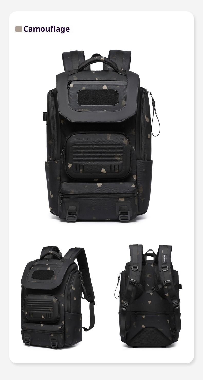 Zaino tattico NOKOMETA, zaino da escursionismo per esterni, impermeabile e resistente all'usura, grande capacità, borsa per computer da viaggio per pendolari da uomo_voghion.com