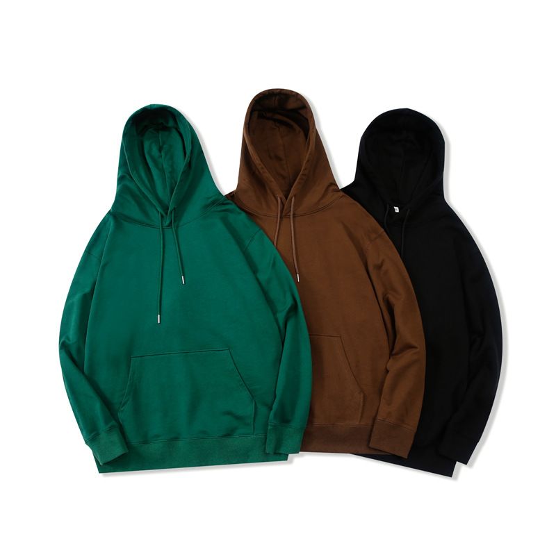 Unisex-Kapuzenpullover, schwer, 380 g/m², 100 % Baumwolle, überschnittene Schultern, für Damen und Herren_voghion.com